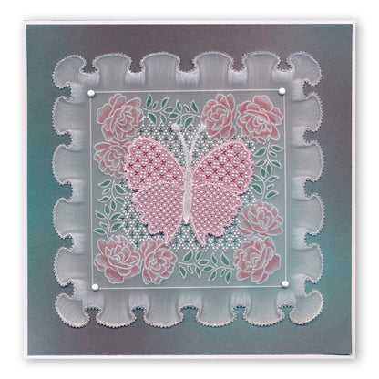 Frilly Circle & Square A5 Square Groovi Plate Collection