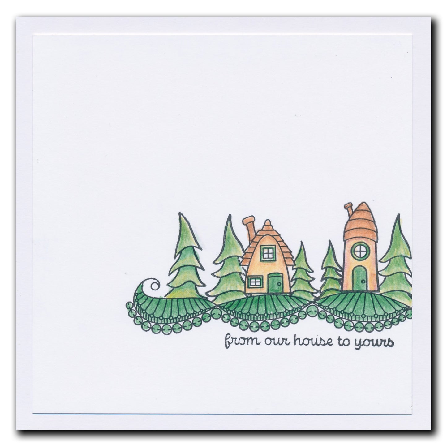 Barbara's SHAC Funky Houses A5 Stamp & Mask Set