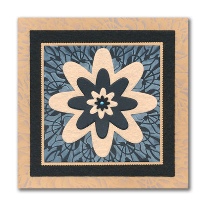 Nested Funky Flower 1 Felt Die Set