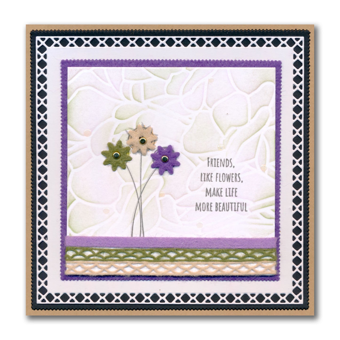 Felt by Clarity - Funky Flower 1 Tile Kit