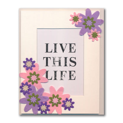 Felt by Clarity - Funky Flower 1 Tile Kit