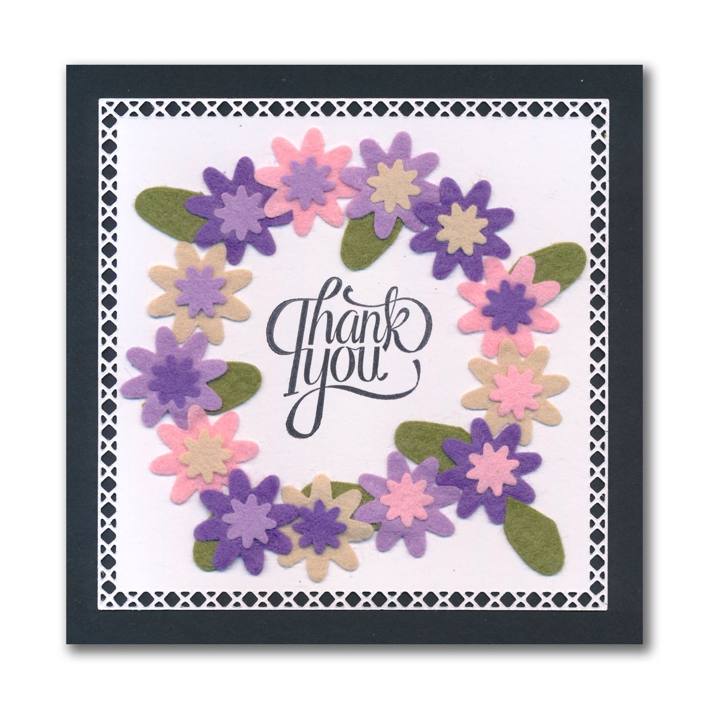 Nested Funky Flower 1 Felt Die Set