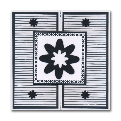 Nested Funky Flower 1 Felt Die Set