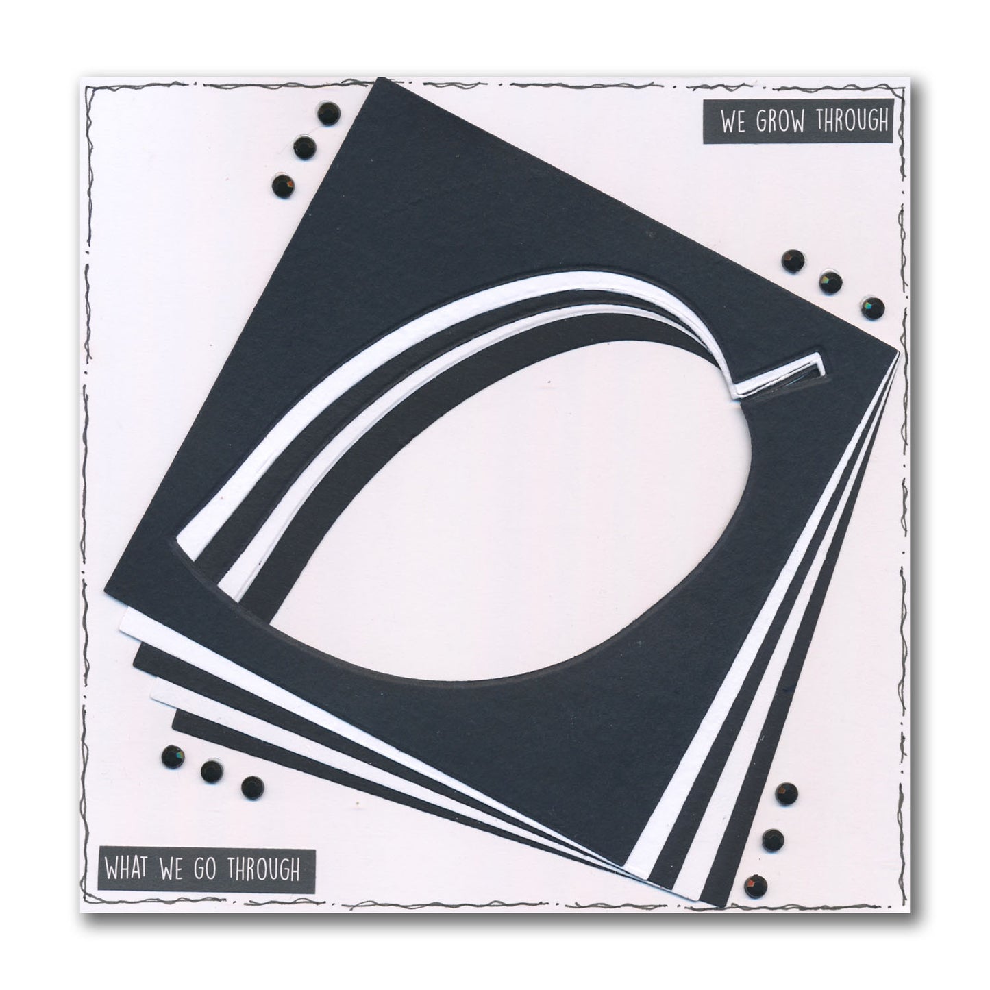 Nested Funky Leaf 1 Felt Die Set