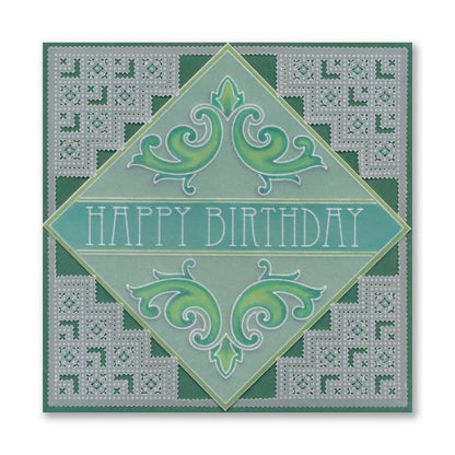 Jazz's Rosie Sampler A4 Groovi Plate