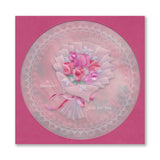 Linda's Floral Gifts A5 Square Groovi Plate Collection with A5 Green Two Tone Parchment