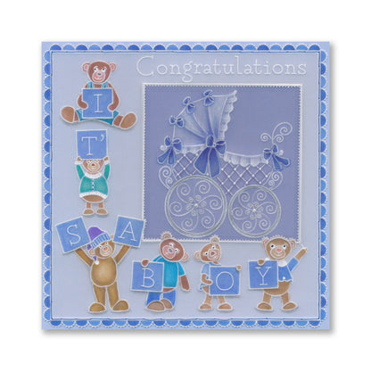 BIP the Bear Letterboxes A5 Groovi Plate