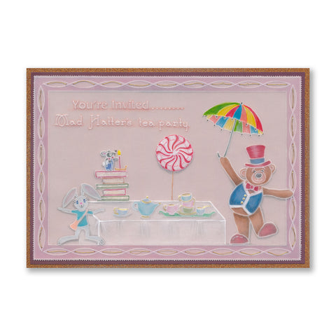 BIP the Bear Characters A5 Square & A6 Groovi Plate Collection with FREE Spacer Plate Worth £4.99