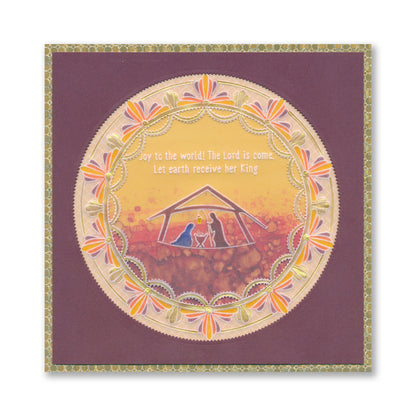 Midi Framed Christmas Hymns - Joy to the World Midi Groovi Plate