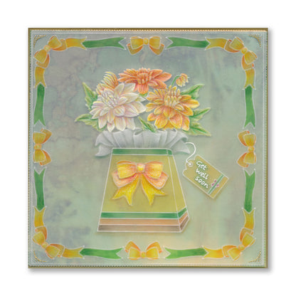 Linda's Dahlia Gift Box A5 Square Groovi Plate