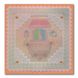 Linda's Layering Frames Set 4 - Tuscany A4 Square & A5 Square Groovi Plate Collection