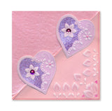 Barbara's Loving Heart A5 Square Groovi Plate