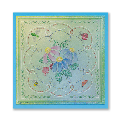 Linda's Floral Applique Midi Groovi Plate Collection