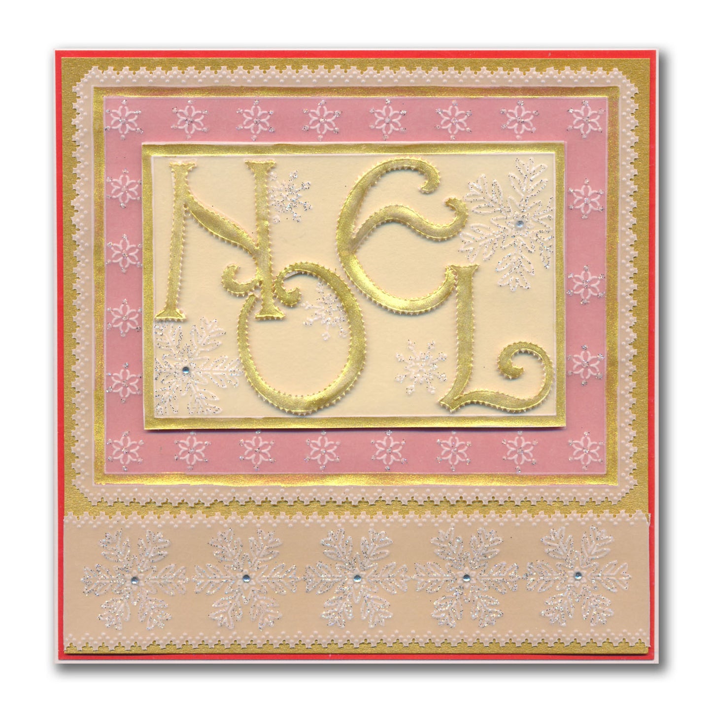Linda's A Touch of Christmas A5 Square Groovi Plate Collection with FREE A5 Parchment Worth £10.49