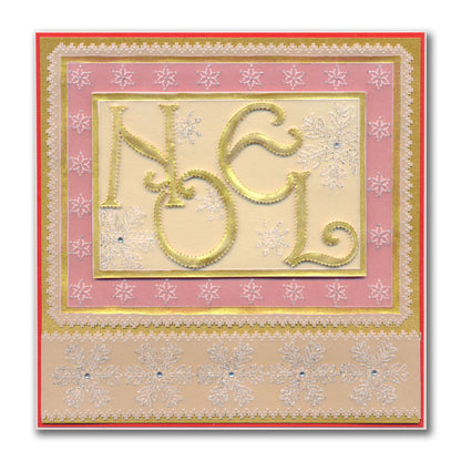 Linda's A Touch of Christmas A5 Square Groovi Plate Collection with FREE A5 Parchment Worth £10.49