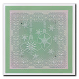 Barbara's SHAC Baubles - Merry Christmas A5 Square Groovi Plate