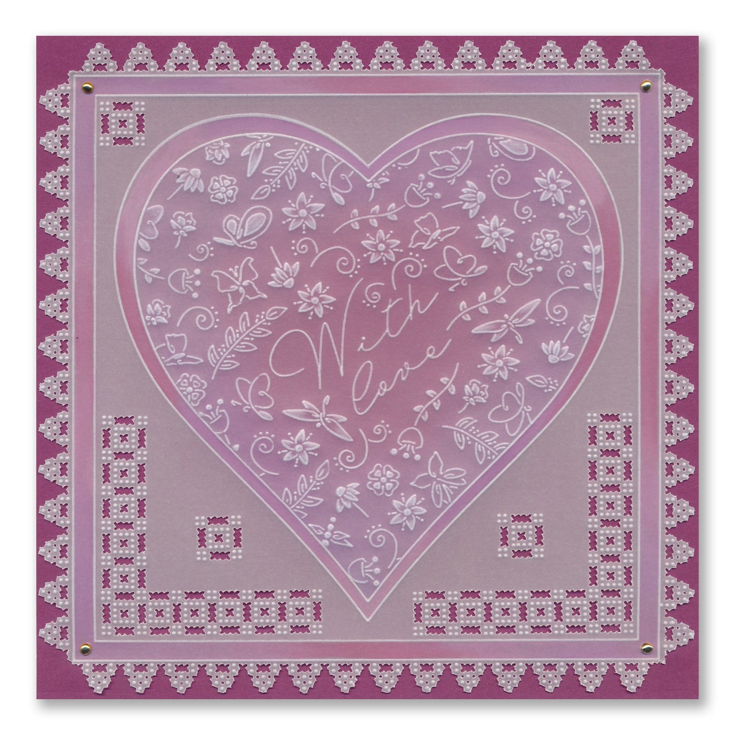 Jazz's Colour Me Patterns A6 Groovi Plate Collection