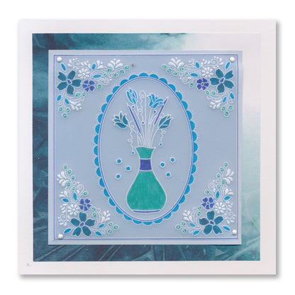 Tina's Springtime Flowers Great Day Groovi Spacer Plate