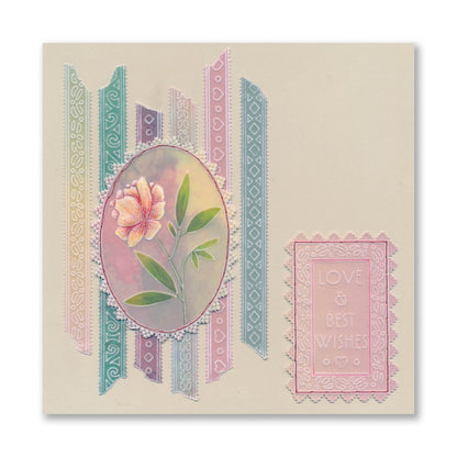 Nested Rectangles Doodle Frames A4 Square Groovi Plate