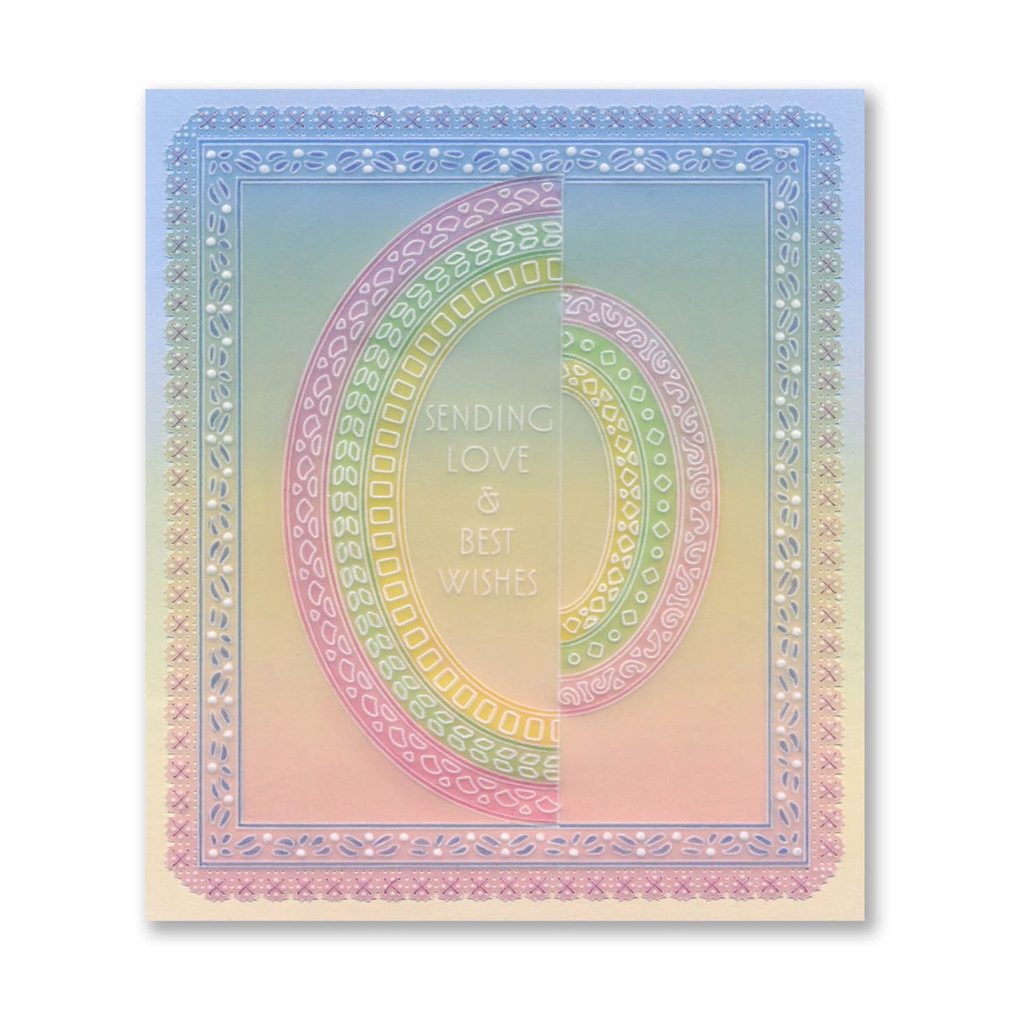 Nested Rectangles Doodle Frames A4 Square Groovi Plate