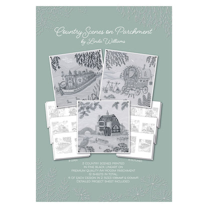 Linda's Country Scenes Printed Parchment