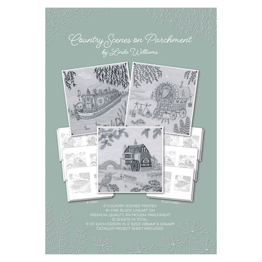 Linda's Country Scenes Printed Parchment