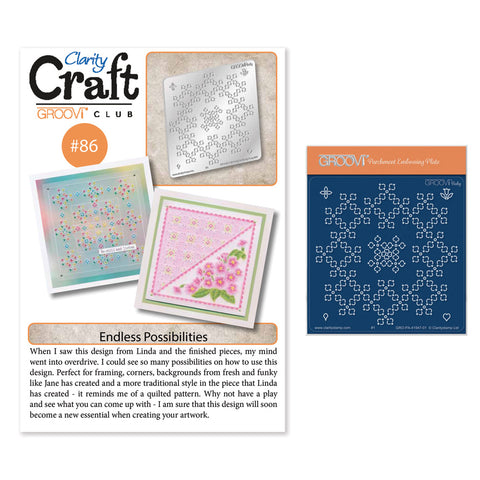 New Design Groovi® Club Back Issue - 86 - Lattice Pattern