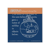 Twas the Night 4 - Bauble A6 Square Groovi Baby Plate