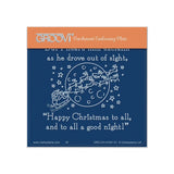 Twas the Night 15 - Good Night A6 Square Groovi Baby Plate