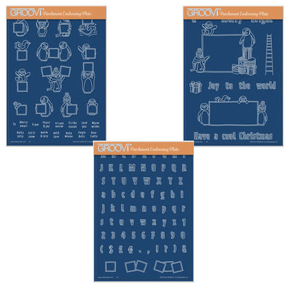 Penguins, Letterboxes, Billboards & ABC A5 Groovi Plate Trio