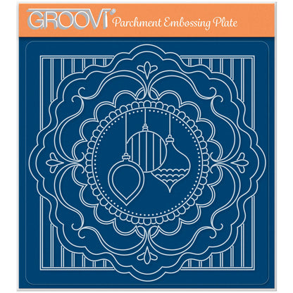 Baubles - Christmas French Lace Midi Groovi Plate