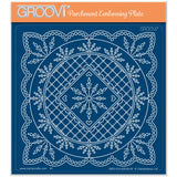 Snowflake - Christmas French Lace Midi Groovi Plate