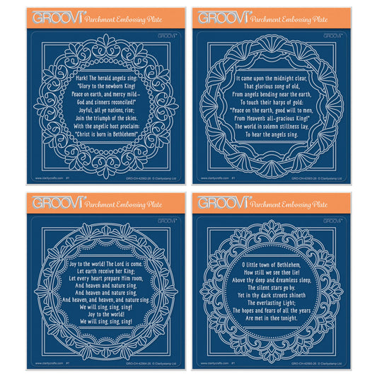 Midi Framed Christmas Hymns - Set 1 Midi Groovi Plate Collection