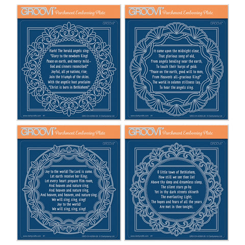 Midi Framed Christmas Hymns - Set 1 Midi Groovi Plate Collection