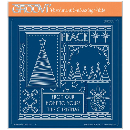 Tina's Christmas Tree - Easy Layout A5 Square Groovi Plate