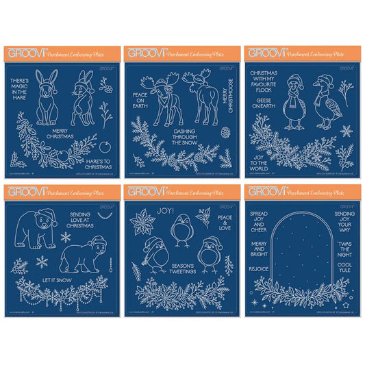 Barbara's Christmas Animals Midi Groovi Plate Collection