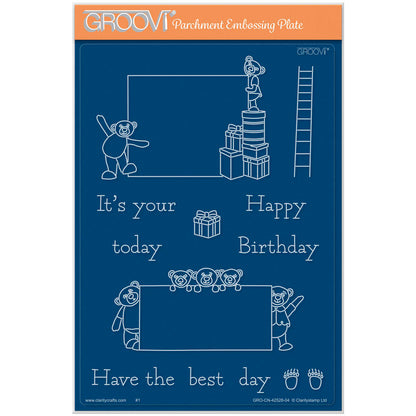 BIP the Bear Billboards A5 Groovi Plate