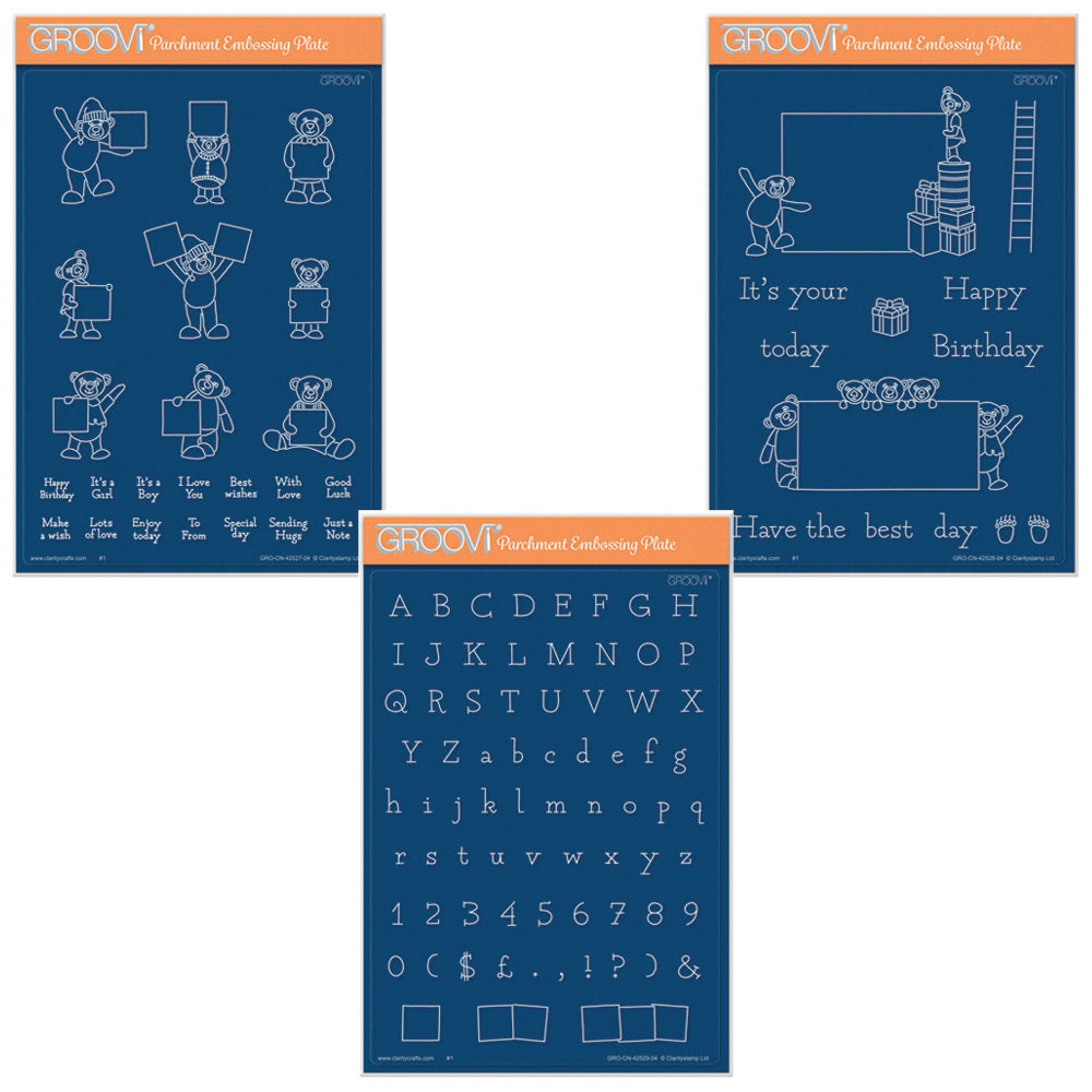 BIP the Bear Essentials A5 Groovi Plate Collection