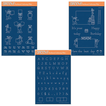 BIP the Bear Essentials A5 Groovi Plate Collection