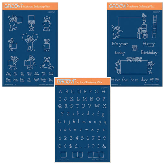 BIP the Bear Essentials A5 Groovi Plate Collection