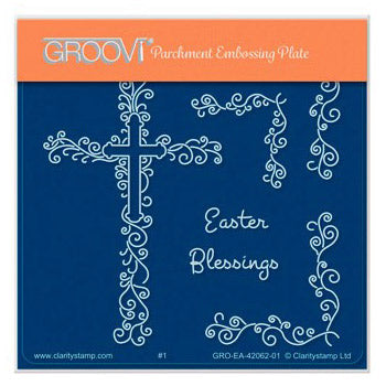 NDGC75 - Easter Blessings A6 Square Groovi Plate