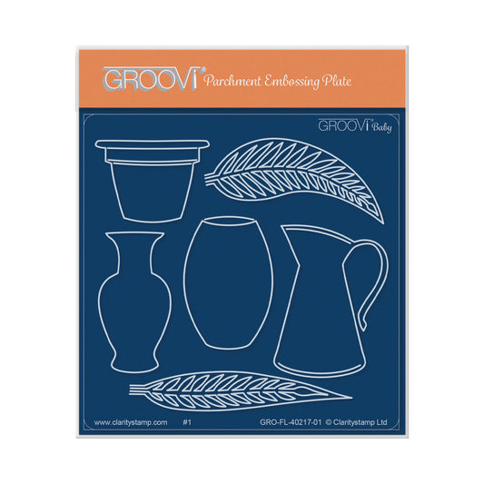 Vases A6 Square Groovi Baby Plate