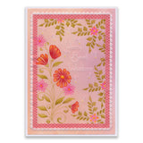 Floral Swirls & Corners A4sq Groovi Collection by Tina Cox with ii Book