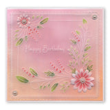 Floral Swirls & Corners A4sq Groovi Collection by Tina Cox with ii Book