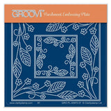 Tina's Forget Me Not Parchlet A6 Square Groovi Plate