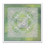 Tina's Floral Swirls & Corners All in One A5 Square Groovi Plate Collection & Parchment