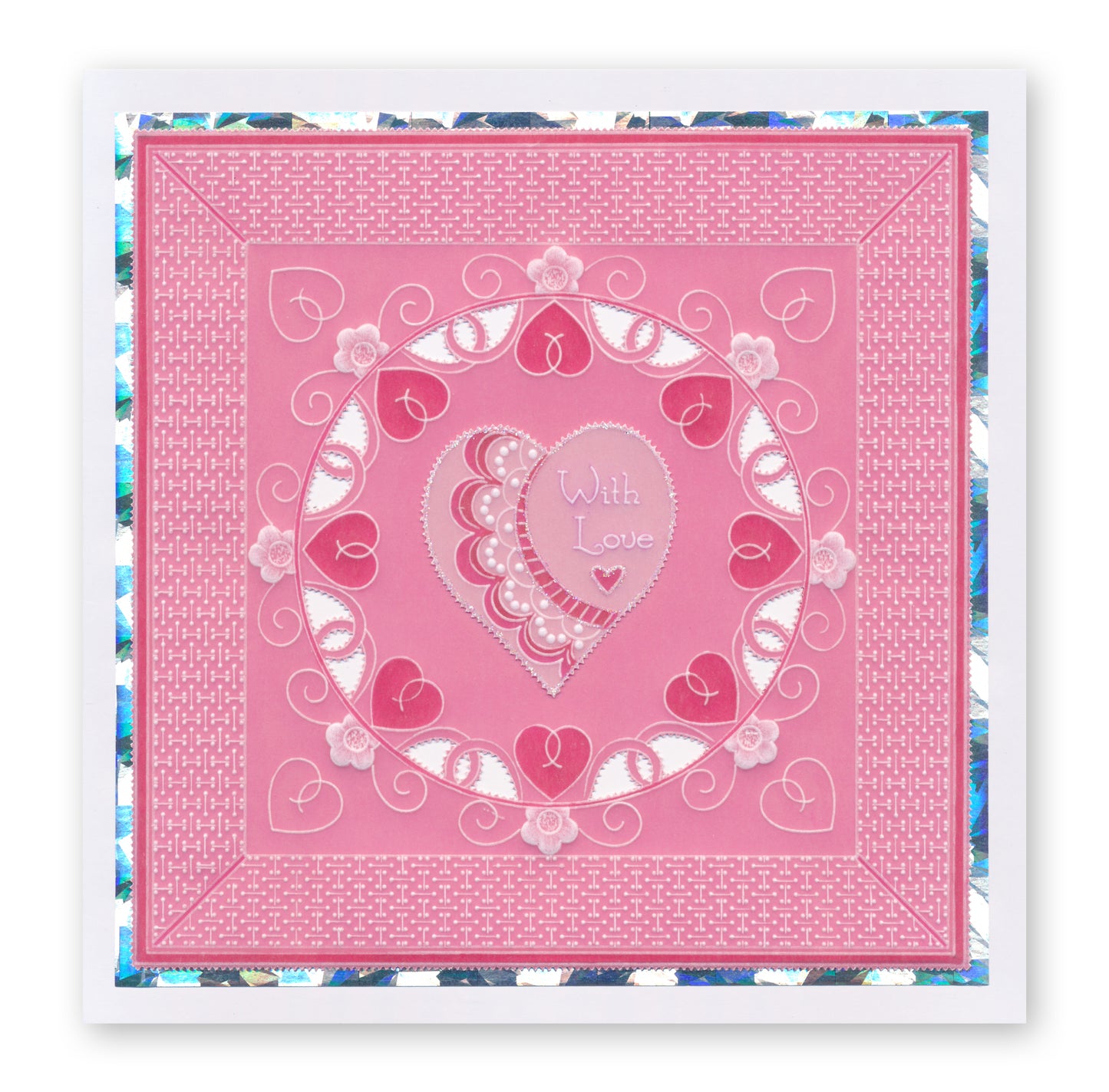 Tina's For You Floral Swirls & Corners All in One A5 Square Groovi Plate