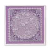 Tina's Floral Swirls & Corners All in One A5 Square Groovi Plate Collection & Parchment