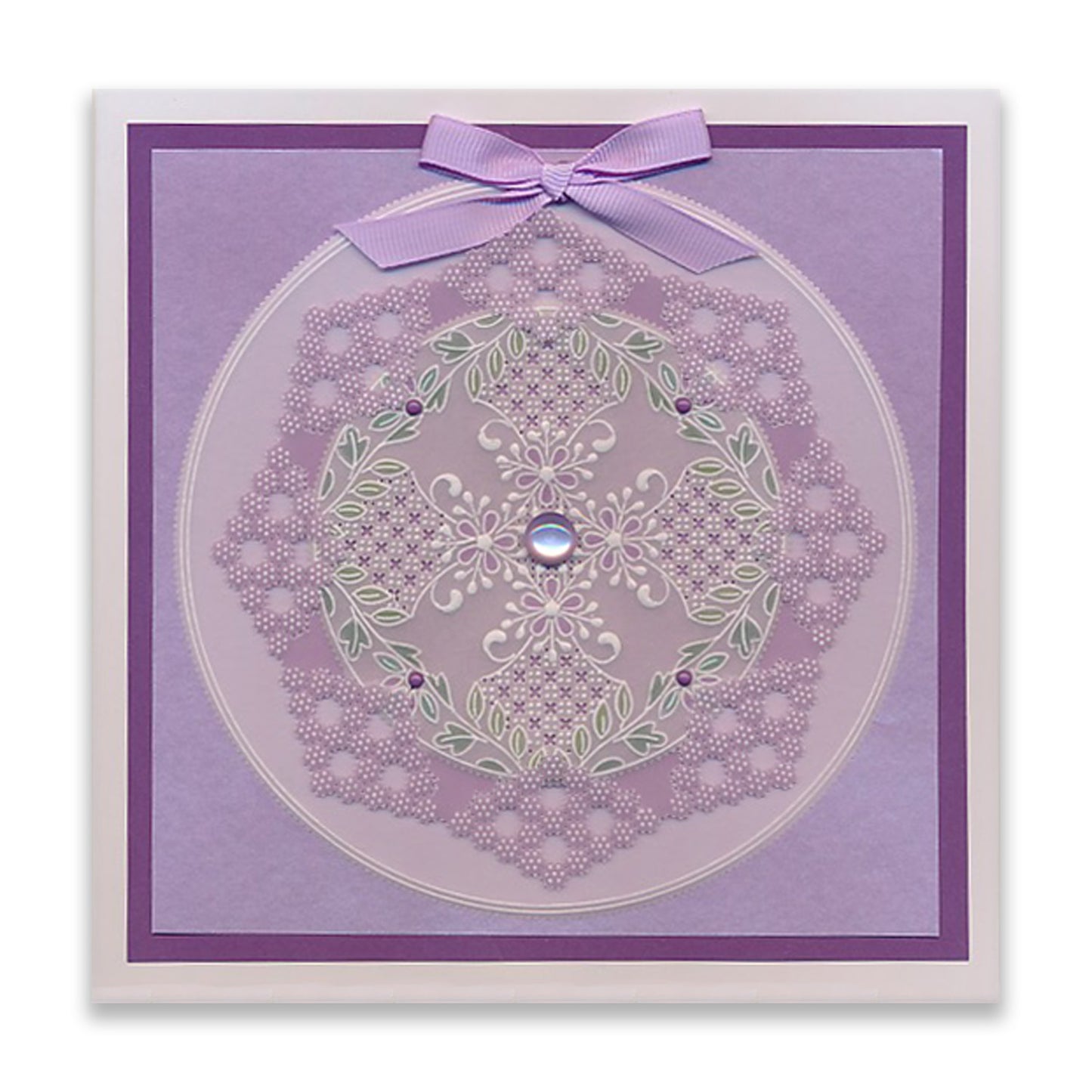 Tina's For You Floral Swirls & Corners All in One A5 Square Groovi Plate