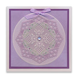 Tina's Floral Swirls & Corners All in One - For You A5 Square Groovi Plate